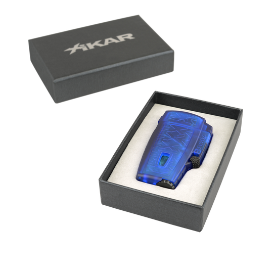 Xikar Stratosphere II Single Lighter in Blue - view 4