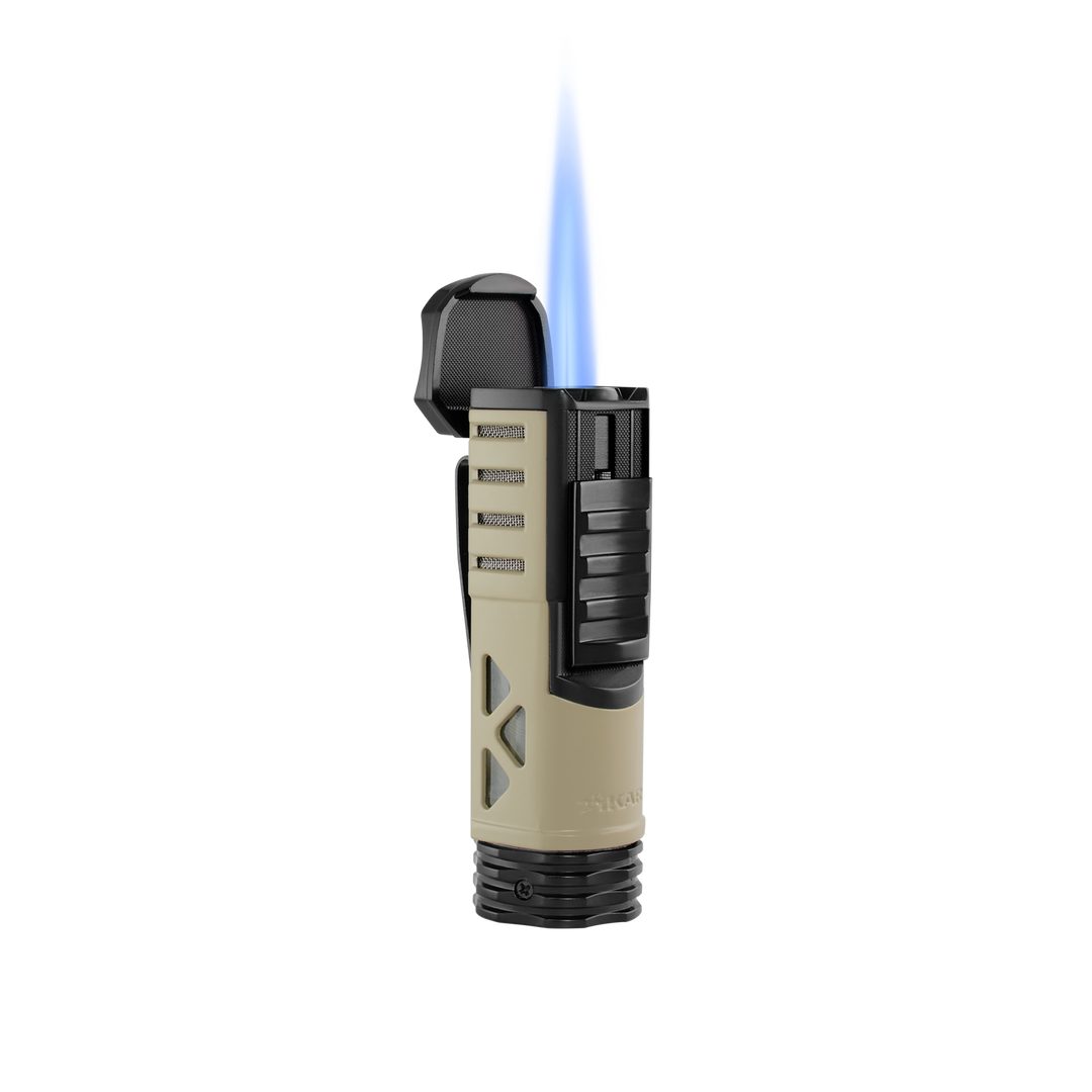 Xikar Tactical 1 in Flat Dark Earth & Black Single-Jet Lighter
