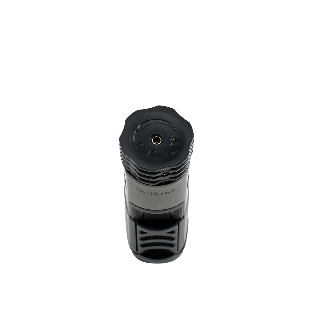Xikar Tactical 1 in Gunmetal & Black Single-Jet Lighter - view 3