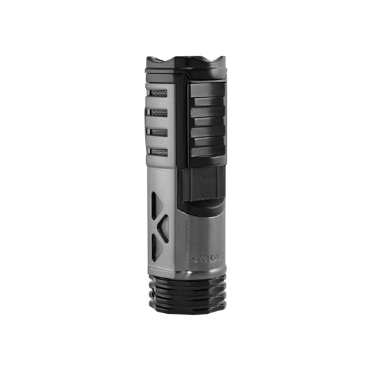 Xikar Tactical 1 in Gunmetal & Black Single-Jet Lighter - view 7