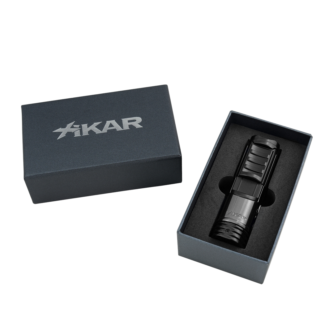 Xikar Tactical 1 in Gunmetal & Black Single-Jet Lighter - view 8