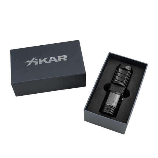 Xikar Tactical 1 in Gunmetal & Black Single-Jet Lighter - view 8