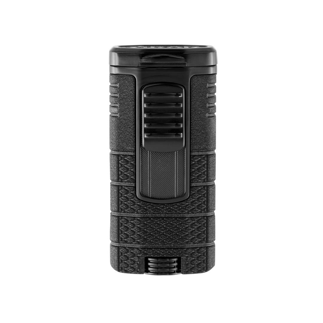 Xikar Tactical Triple in Black & Black Triple-Jet Lighter