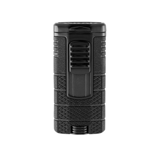 Xikar Tactical Triple in Black & Black Triple-Jet Lighter