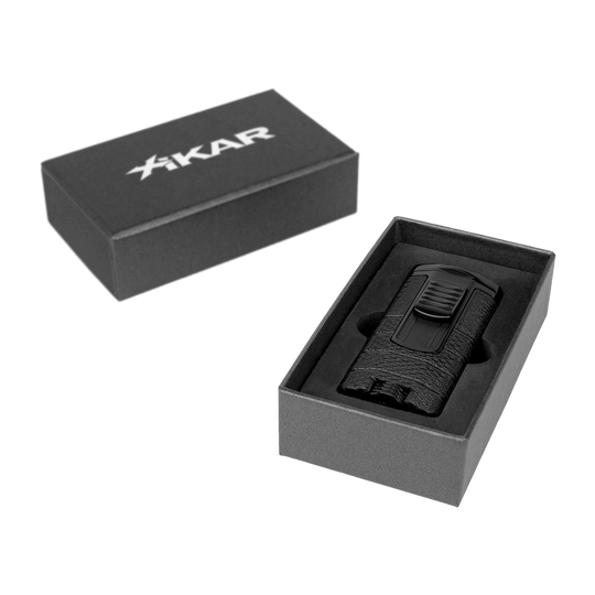 Xikar Tactical Triple in Black & Black Triple-Jet Lighter - view 3