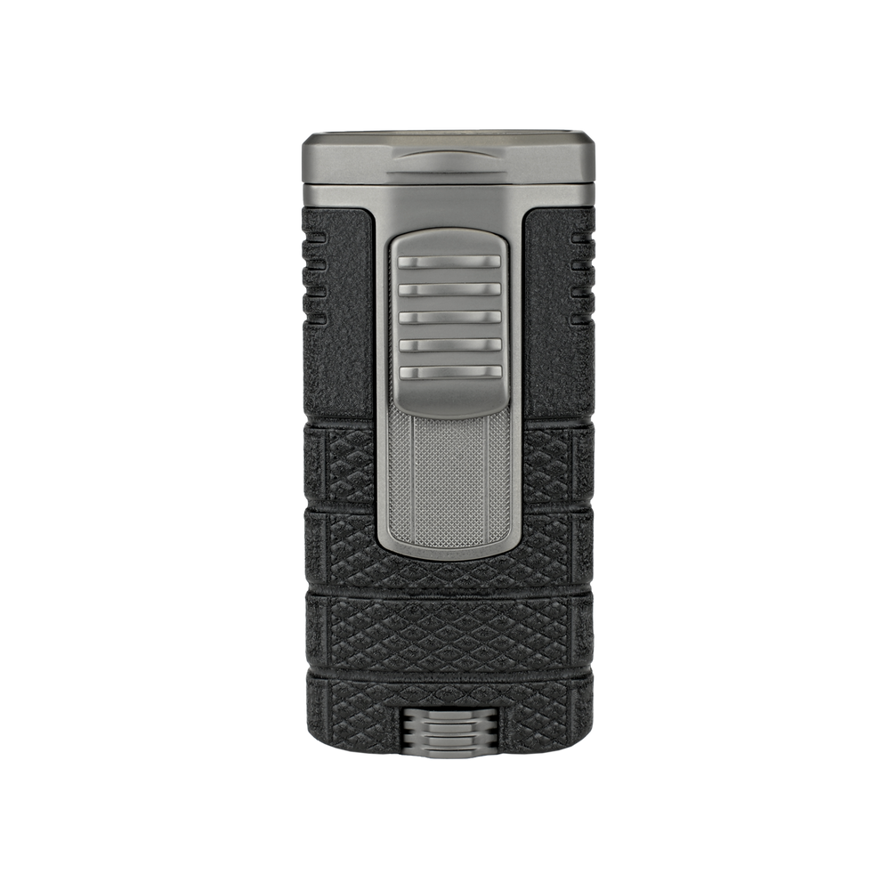 Xikar Tactical Triple in Black & Gunmetal Triple-Jet Lighter - view 2