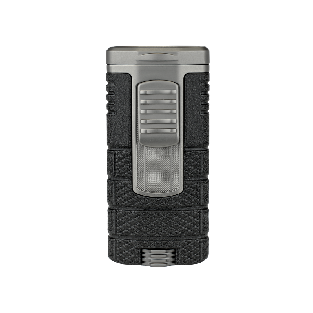 Xikar Tactical Triple in Black & Gunmetal Triple-Jet Lighter - view 2