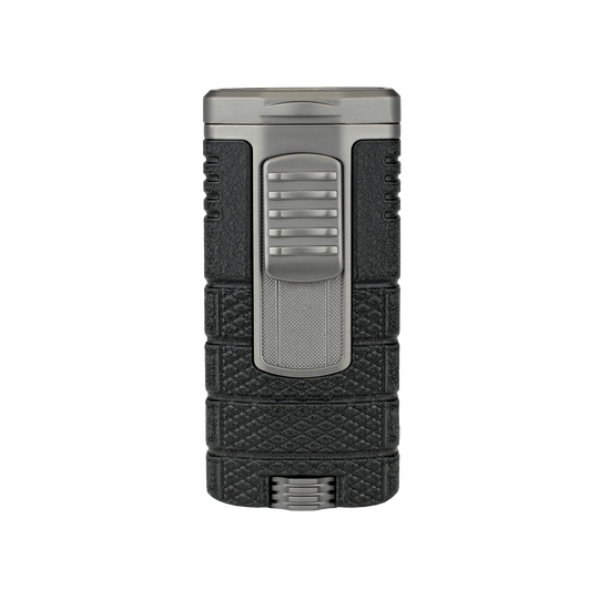 Xikar Tactical Triple in Black & Gunmetal Triple-Jet Lighter - view 2