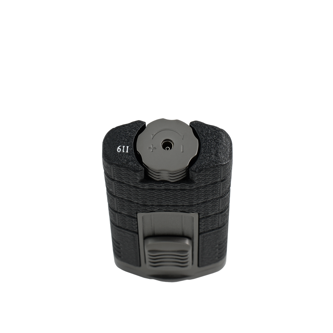 Xikar Tactical Triple in Black & Gunmetal Triple-Jet Lighter - view 4