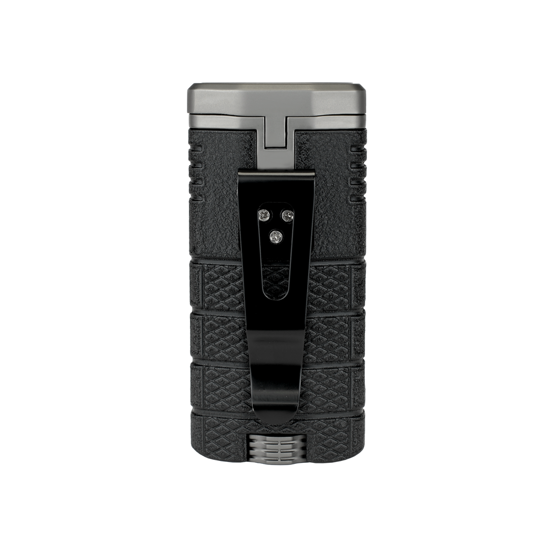 Xikar Tactical Triple in Black & Gunmetal Triple-Jet Lighter - view 6