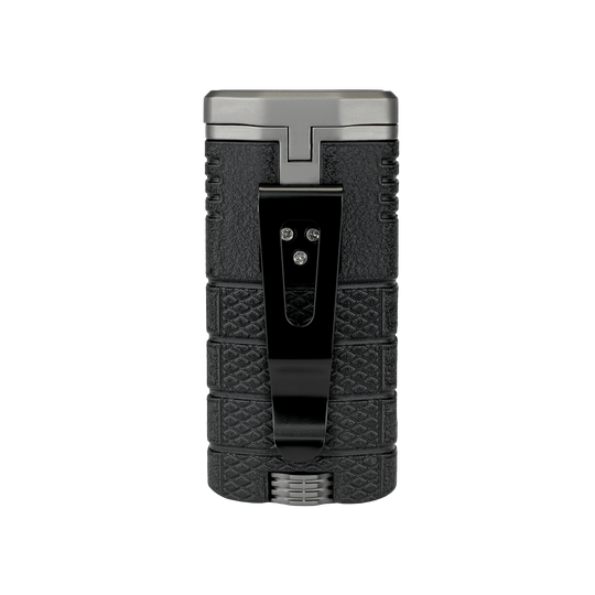 Xikar Tactical Triple in Black & Gunmetal Triple-Jet Lighter - view 6