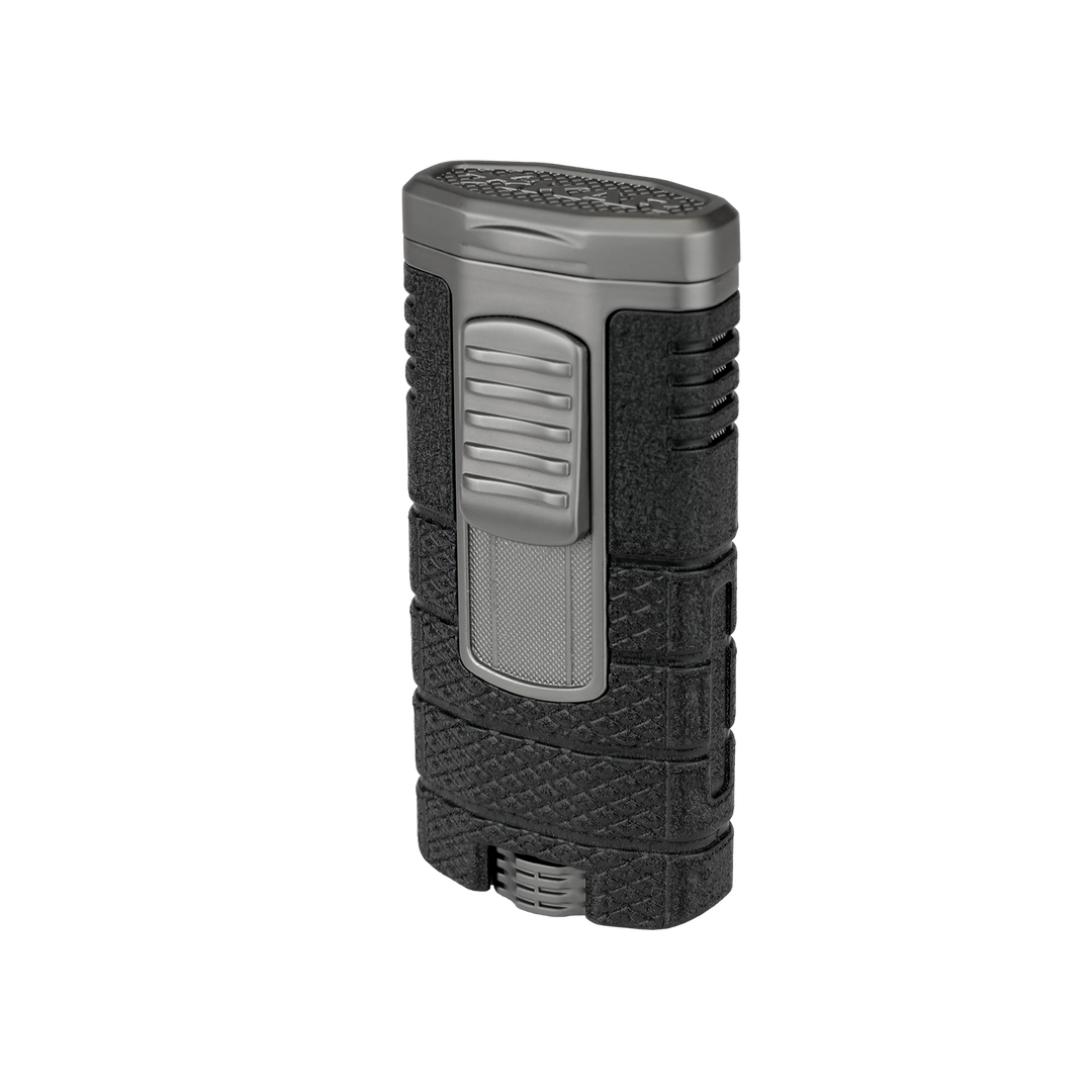Xikar Tactical Triple in Black & Gunmetal Triple-Jet Lighter - view 8