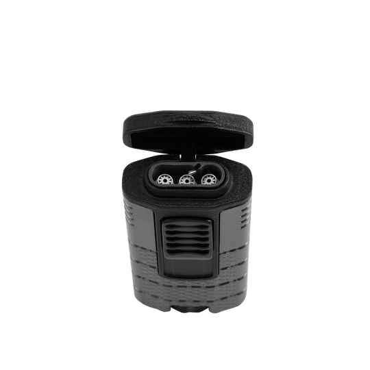 Xikar Tactical Triple in Gunmetal & Black Triple-Jet Lighter - view 3