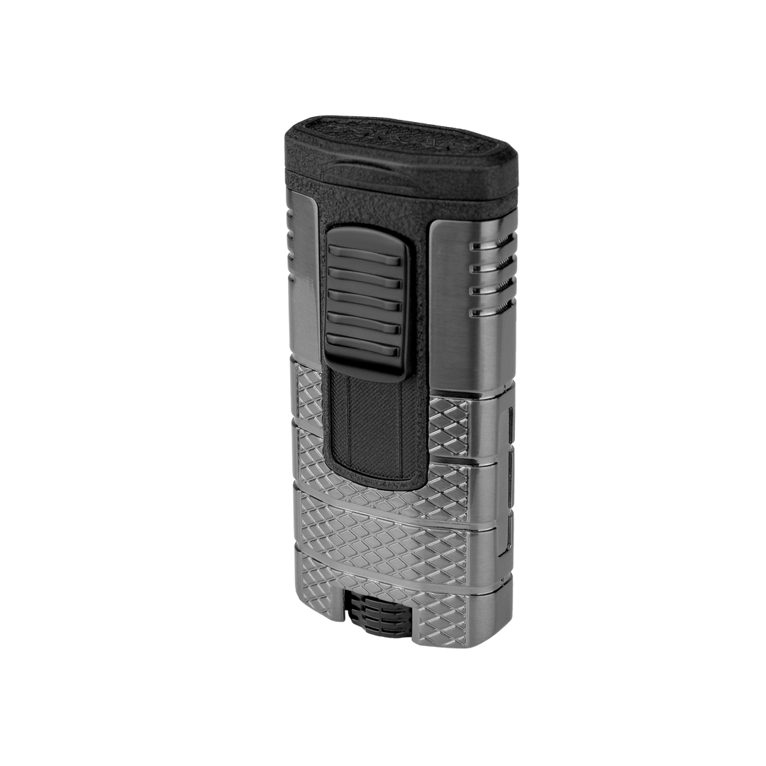 Xikar Tactical Triple in Gunmetal & Black Triple-Jet Lighter - view 4