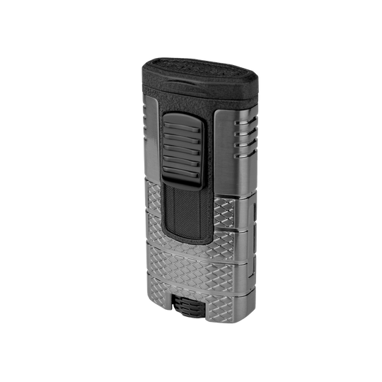 Xikar Tactical Triple in Gunmetal & Black Triple-Jet Lighter - view 4