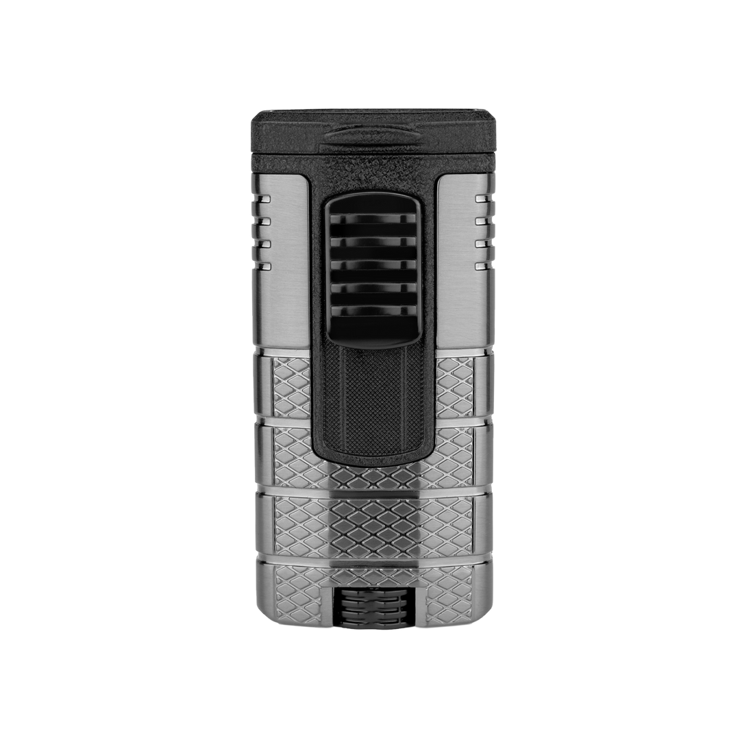 Xikar Tactical Triple in Gunmetal & Black Triple-Jet Lighter - view 5