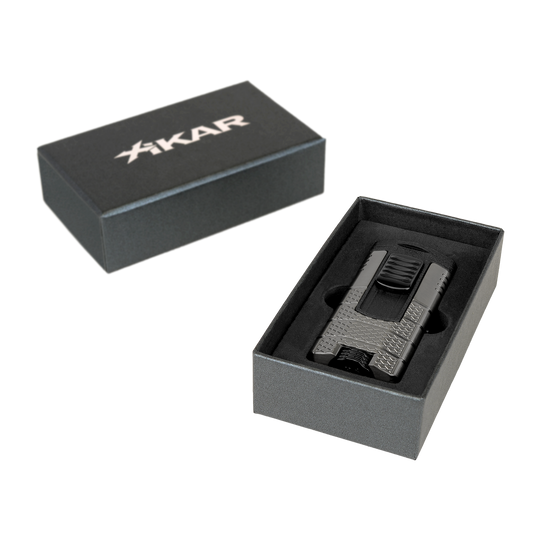 Xikar Tactical Triple in Gunmetal & Black Triple-Jet Lighter - view 6