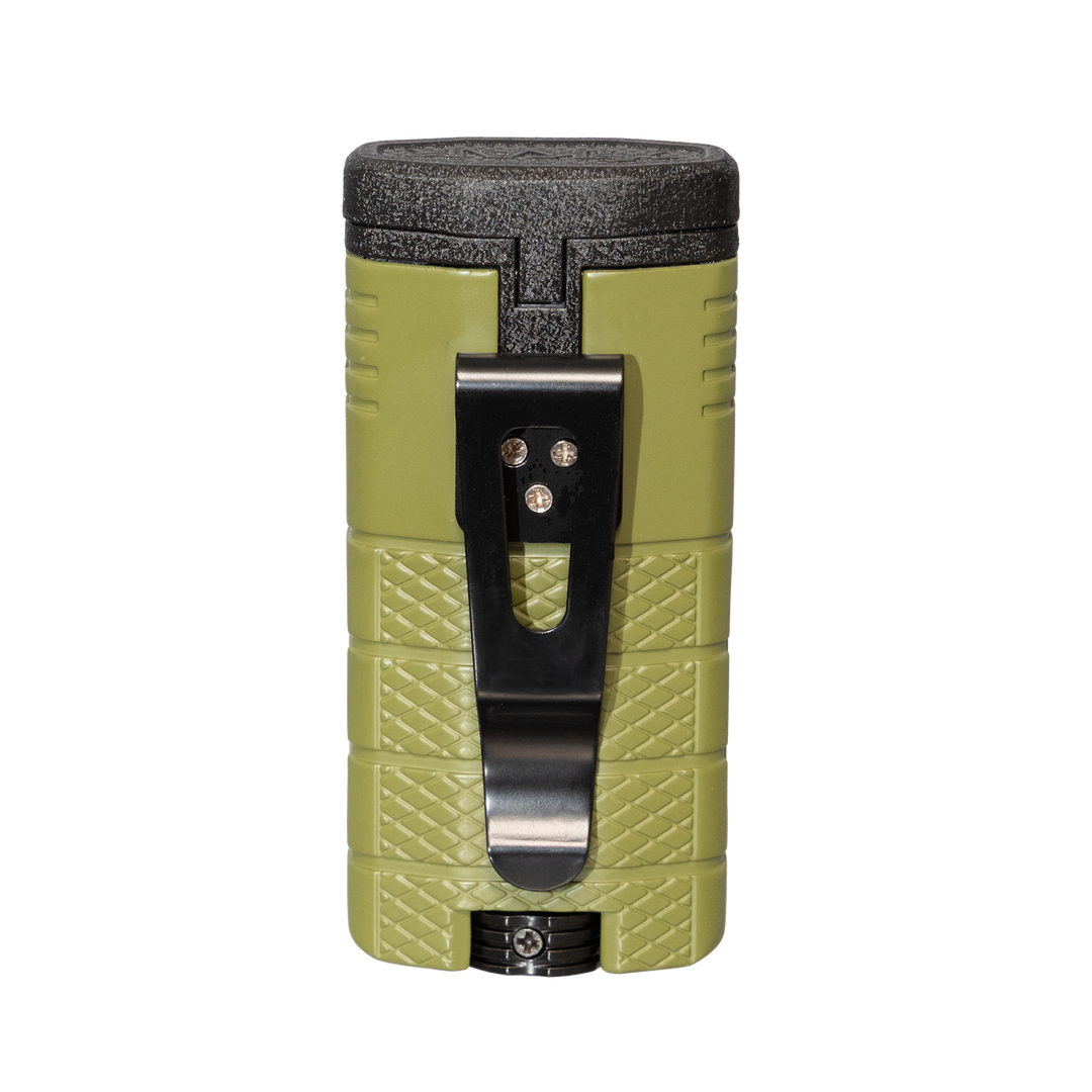 Xikar Tactical Triple, olive drab triple-jet lighter - view 3