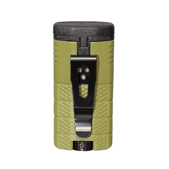 Xikar Tactical Triple, olive drab triple-jet lighter - view 3