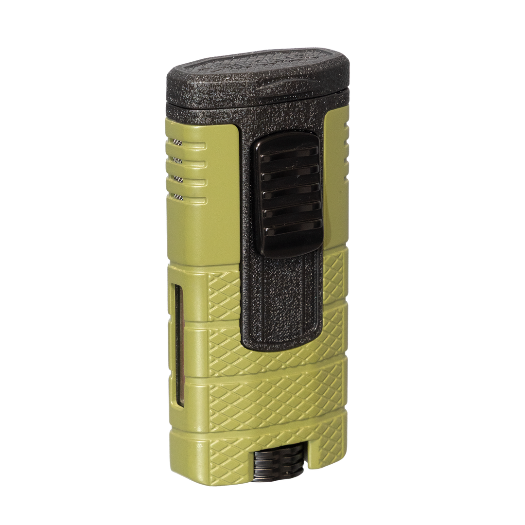 Xikar Tactical Triple, olive drab triple-jet lighter - view 7