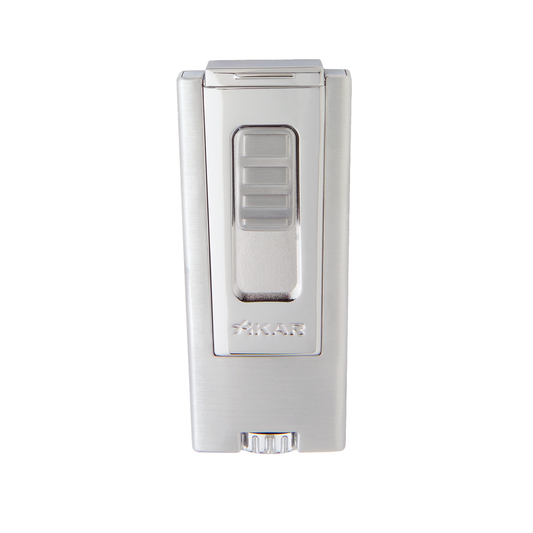 Xikar Trezo Triple Lighter in Chrome Silver