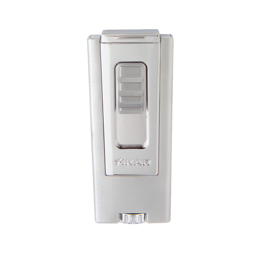 Xikar Trezo Triple Lighter in Chrome Silver