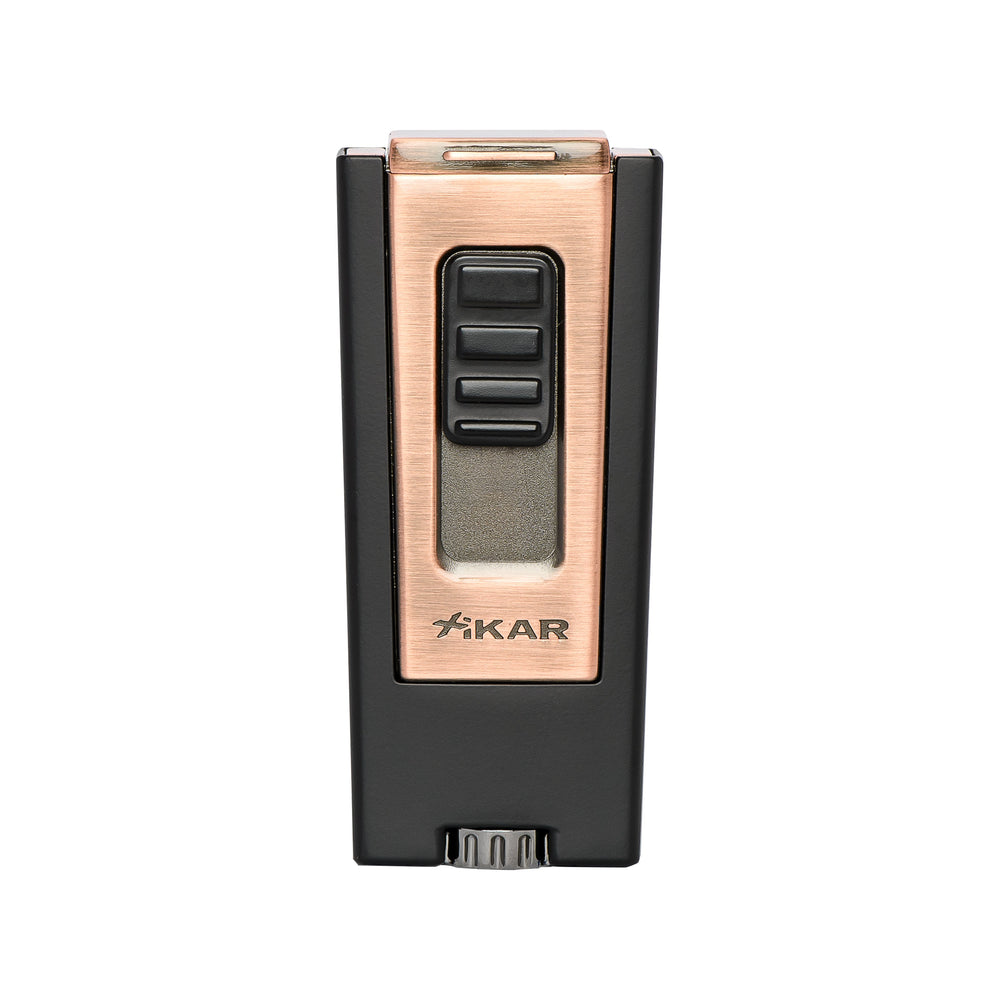 Xikar Trezo Triple Lighter in Vintage Bronze - view 2