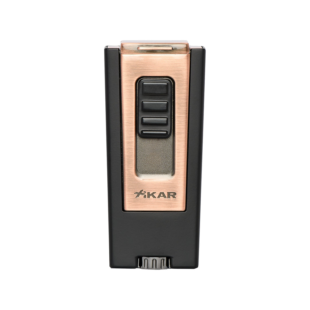 Xikar Trezo Triple Lighter in Vintage Bronze - view 2