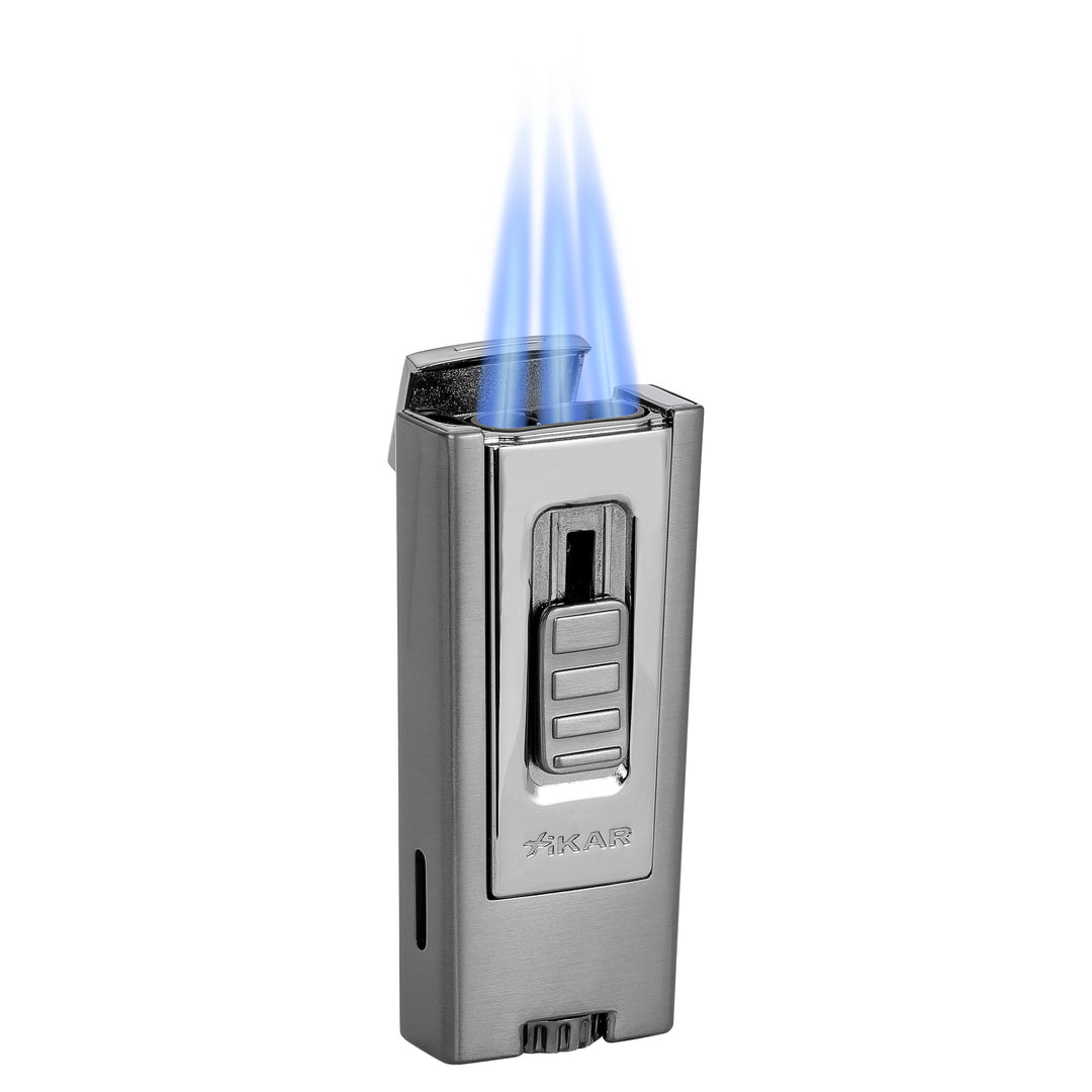 Xikar Trezo Triple Lighter in Vintage Bronze - view 4