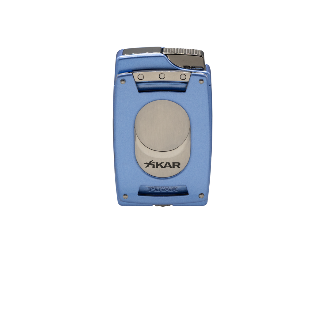 Xikar Ultra Combo Set, Lighter & Cutter in gift box, Blue
