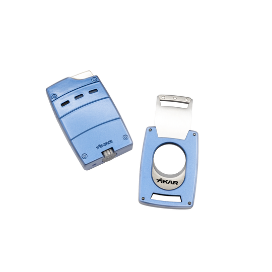 Xikar Ultra Combo Set, Lighter & Cutter in gift box, Blue - view 8