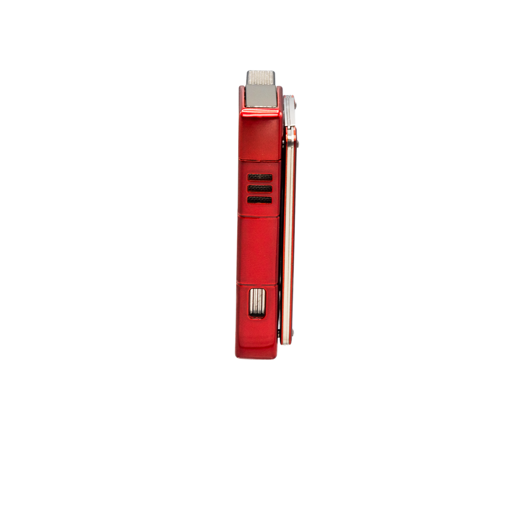 Xikar Ultra Combo Set, Lighter & Cutter in gift box, Red
