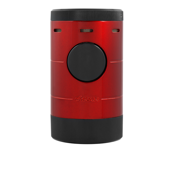 Xikar Volta Quad Tabletop Lighter in Daytona Red