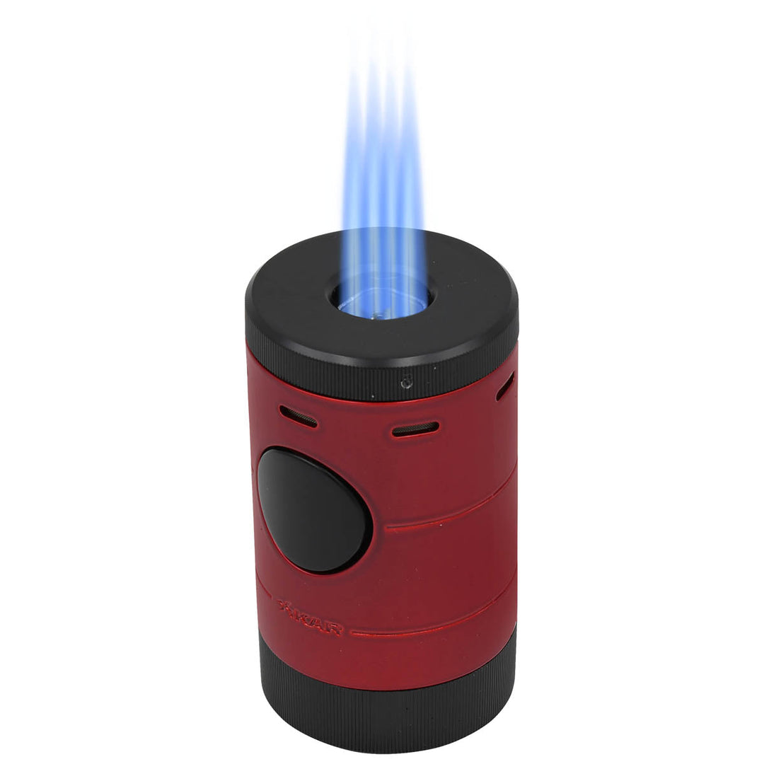 Xikar Volta Quad Tabletop Lighter in Daytona Red - view 4