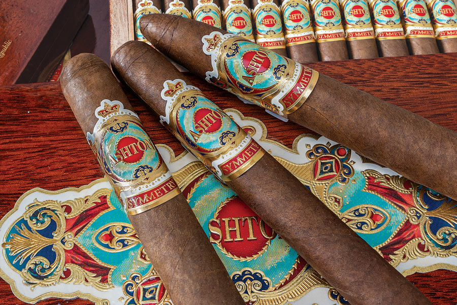 Ashton Symmetry Prestige churchill cigar, 6.7 x 50, at Cigar Inc, Woodland Hills