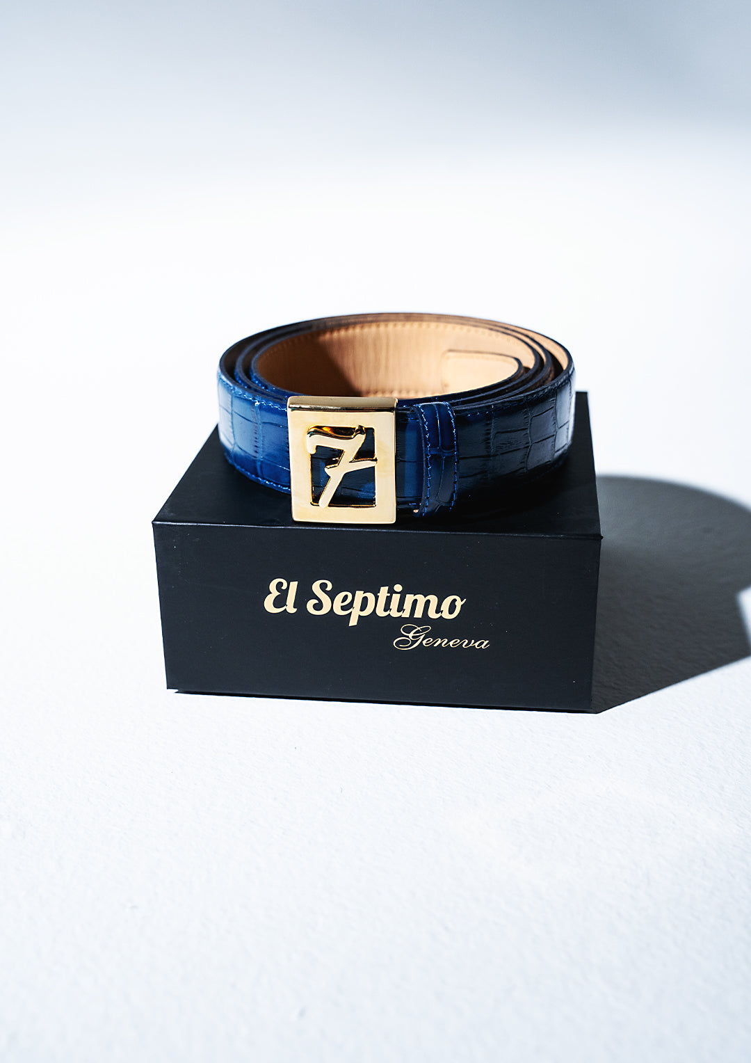 El-Septimo - Crocodile Embossed Belt