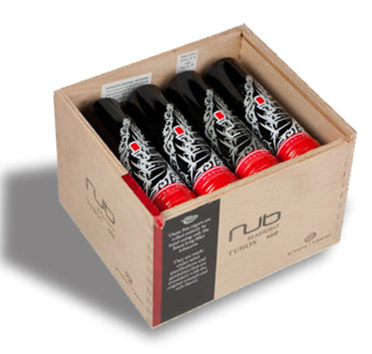 Box of NUB maduro tubos cigars at cigar in los angeles