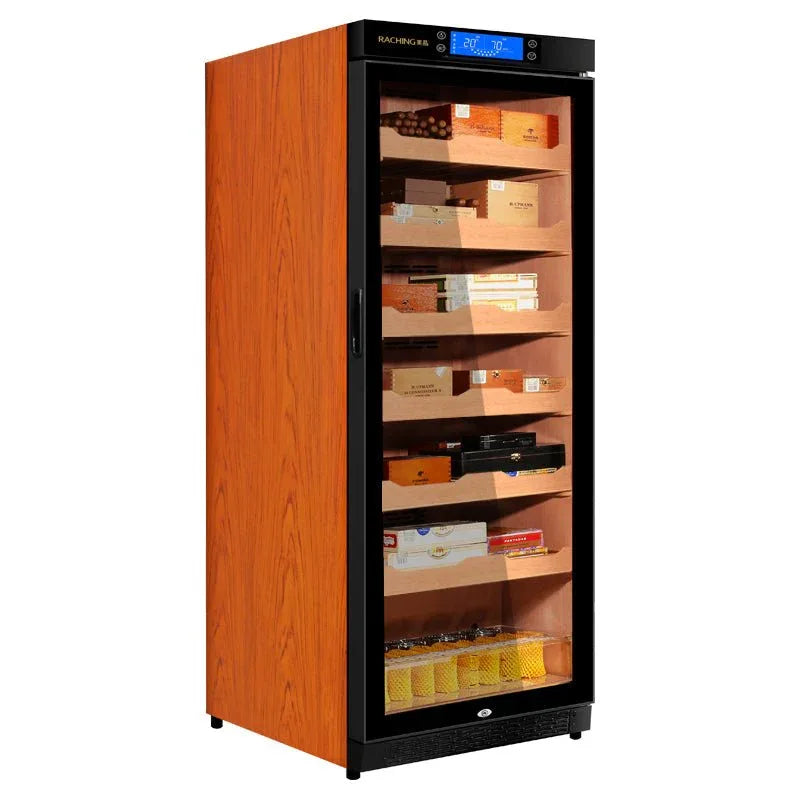 Raching C330A electronic cigar humidor in brown, at Cigar Inc, Woodland Hills