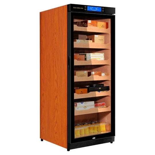 Raching C330A electronic cigar humidor in brown, at Cigar Inc, Woodland Hills
