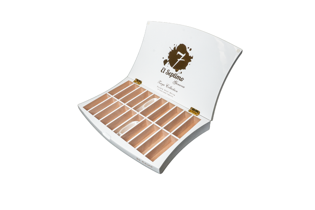 El Septimo Zaya Collection Double Shot White Luxury Gift Box — photo 5