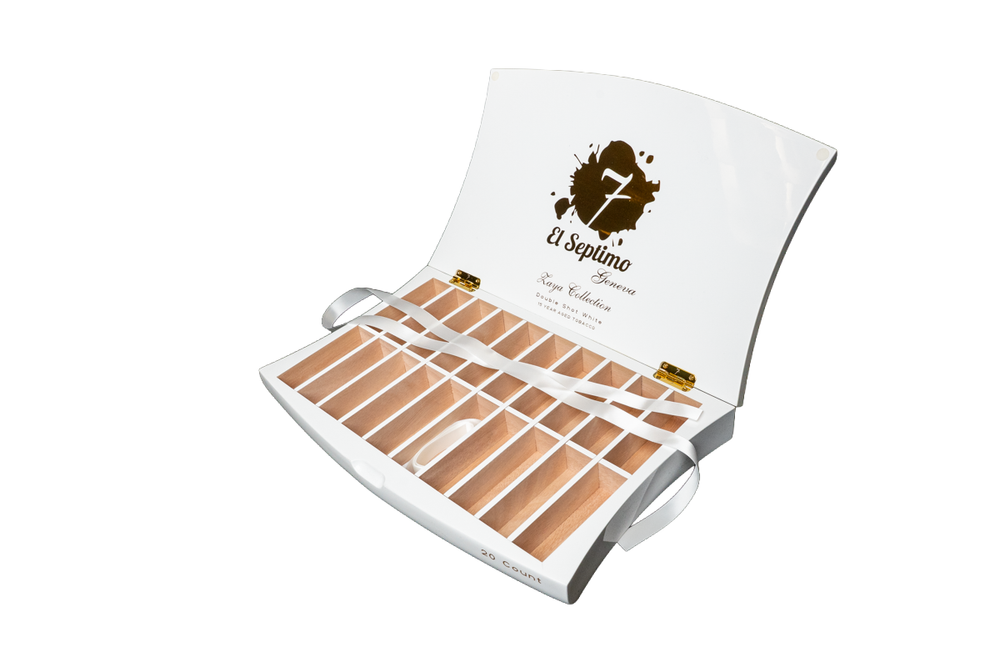 El Septimo Zaya Collection Double Shot White Luxury Gift Box — photo 6