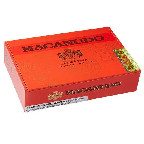 closed box of macanudo inspirado orange toro cigars 